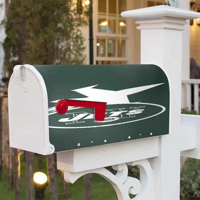 New York Jets New Jets Helmet Magnetic Mailbox Cover 18" X 21" Outdoor Decor