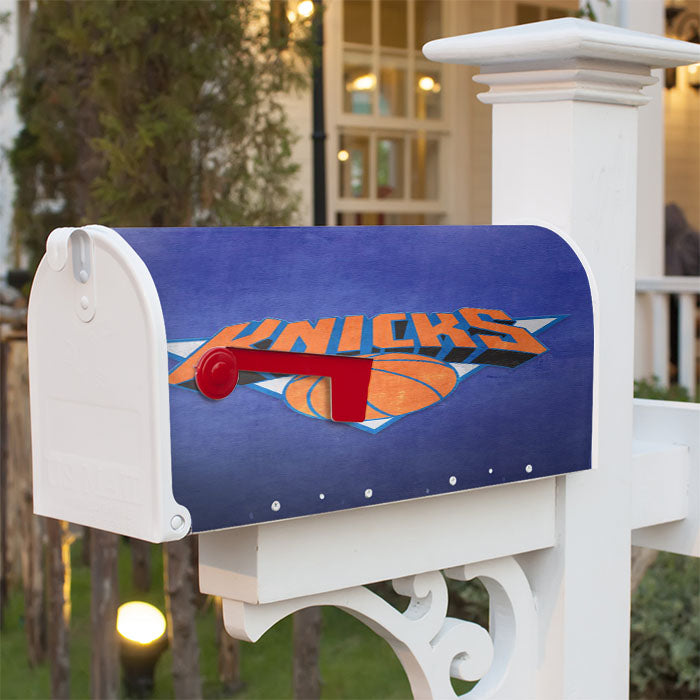 New York Knicks Magnetic Mailbox Cover 18" X 21" Outdoor Decor