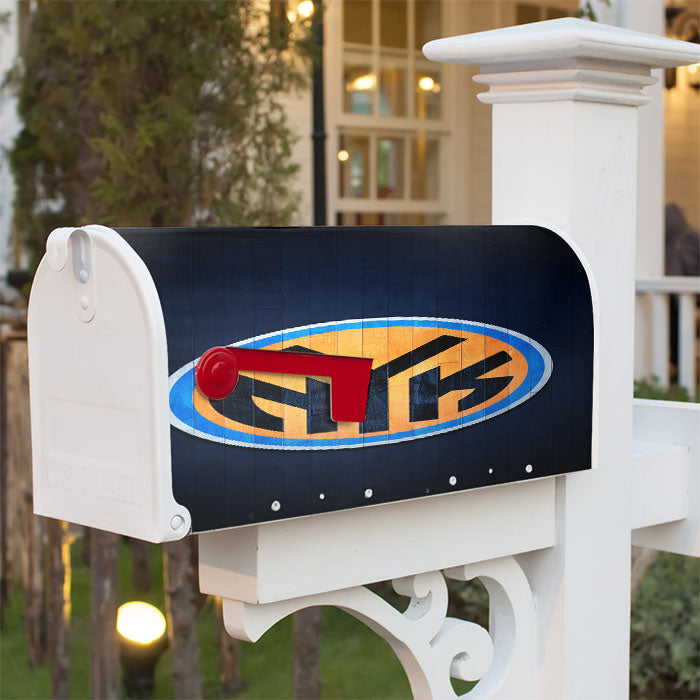 New York Knicks Hardwood Magnetic Mailbox Cover 18" X 21" Outdoor Decor