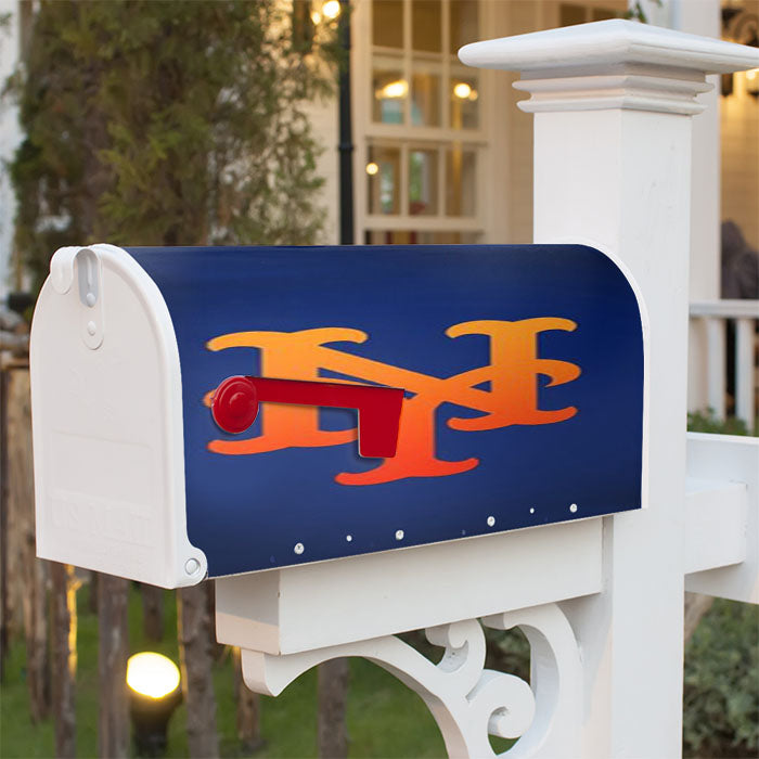 New York Mets Art Magnetic Mailbox Cover 18" X 21" Outdoor Decor