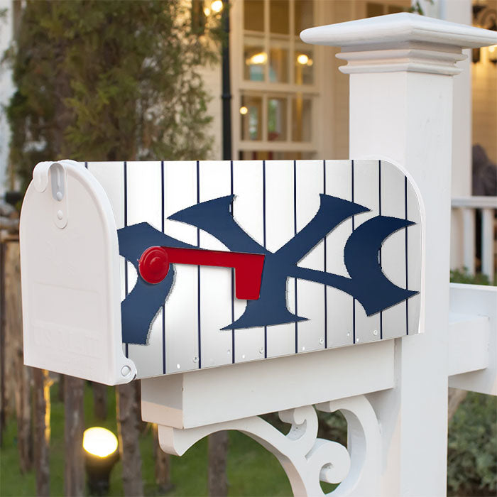 New York Yankees Baseball Jersey Magnetic Mailbox Cover 18" X 21" Outdoor Decor