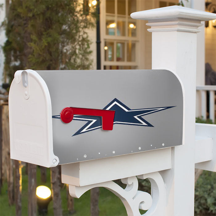 Nfl Dallas Cowboys Logo Magnetic Mailbox Cover 18" X 21" Outdoor Decor
