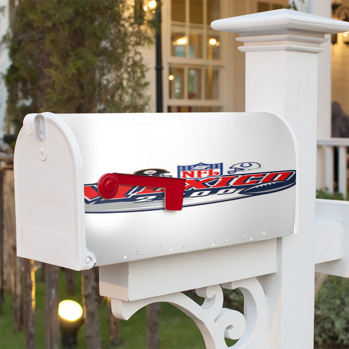 Nfl Mexico 2000 Magnetic Mailbox Cover 18" X 21" Outdoor Decor