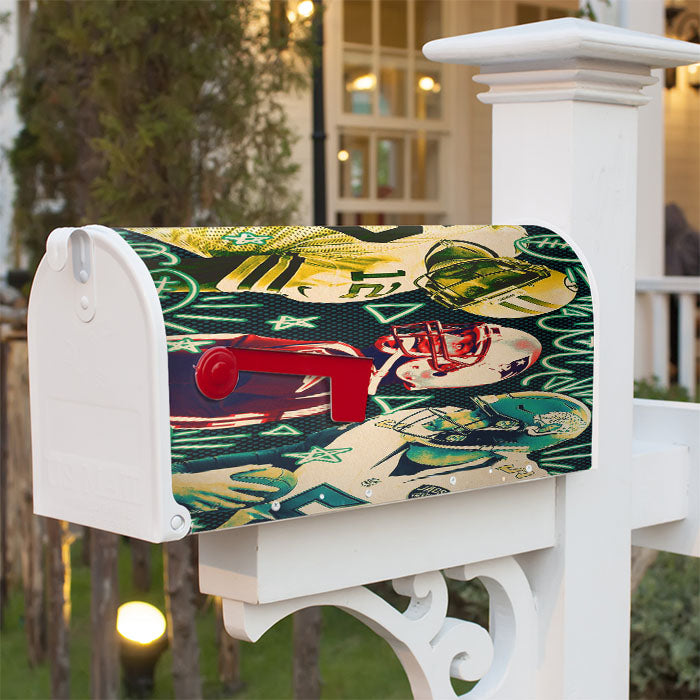 Nfl Tumblr Magnetic Mailbox Cover 18" X 21" Outdoor Decor