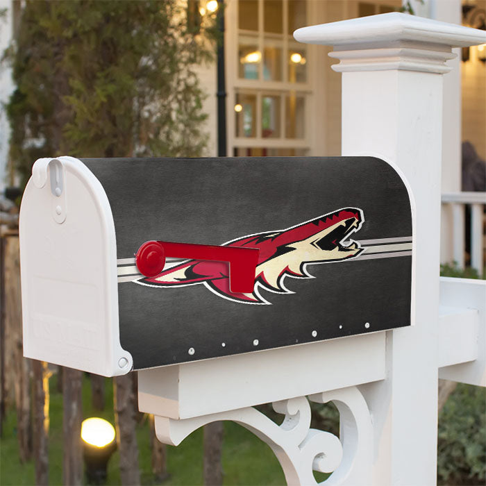 Nhl Arizona Coyotes Sport Logo Magnetic Mailbox Cover 18" X 21" Outdoor Decor