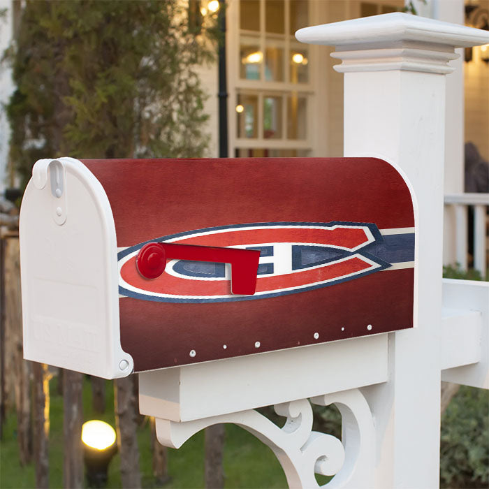 Nhl Montreal Canadiens Sport Logo Magnetic Mailbox Cover 18" X 21" Outdoor Decor