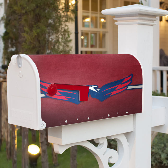 Nhl New Washington Capitals Logo Magnetic Mailbox Cover 18" X 21" Outdoor Decor