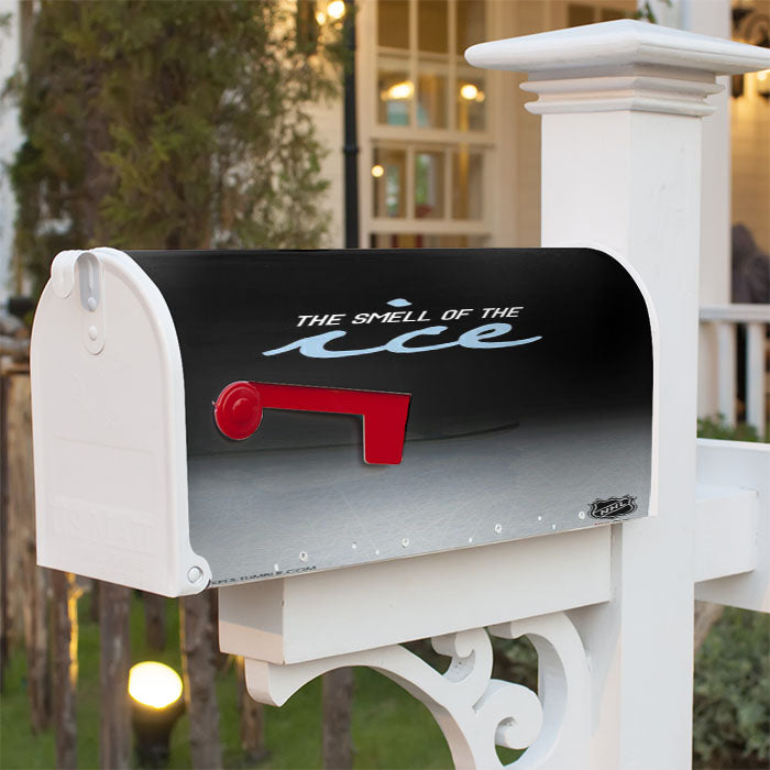 Nhl Teh Smell O The Ice Magnetic Mailbox Cover 18" X 21" Outdoor Decor