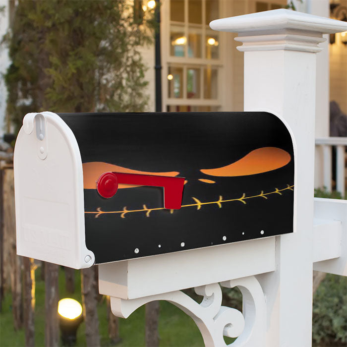 Nightmare Before Christmas Jack Face Glow Magnetic Mailbox Cover 18" X 21" Outdoor Decor