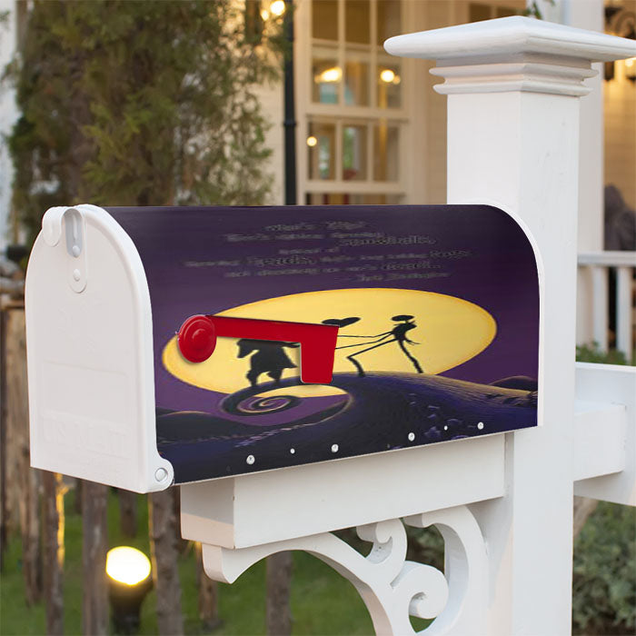 Nightmare Before Christmas Whats This Magnetic Mailbox Cover 18" X 21" Outdoor Decor