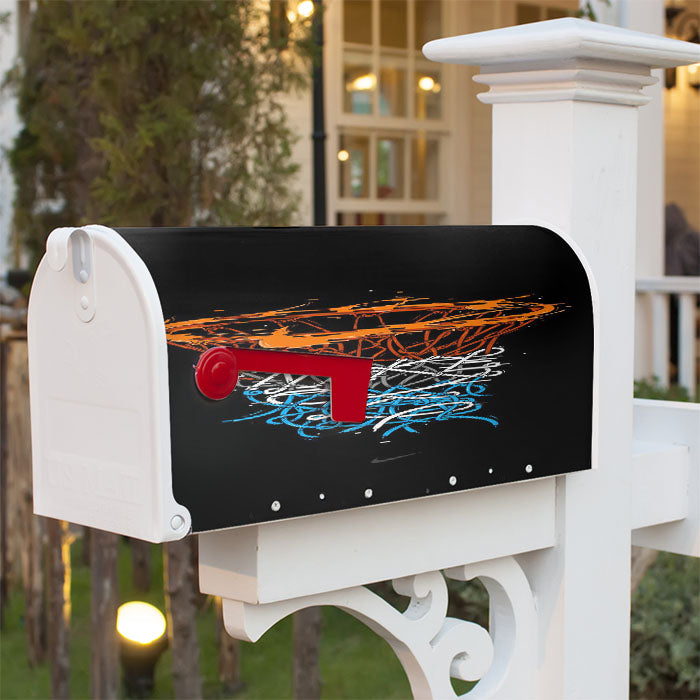 Nike Basketball Magnetic Mailbox Cover 18" X 21" Outdoor Decor
