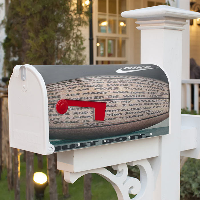 Nike Basketball Just Do It And Passion Magnetic Mailbox Cover 18" X 21" Outdoor Decor