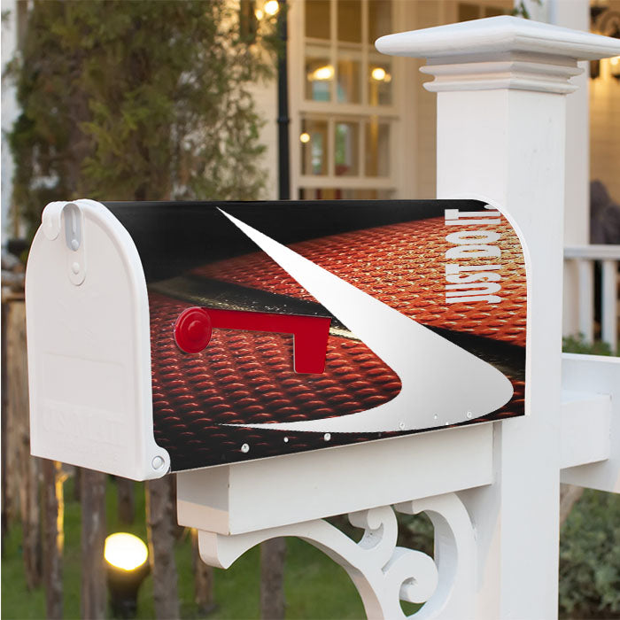 Nike Just Do It Glitter Basket Ball Magnetic Mailbox Cover 18" X 21" Outdoor Decor