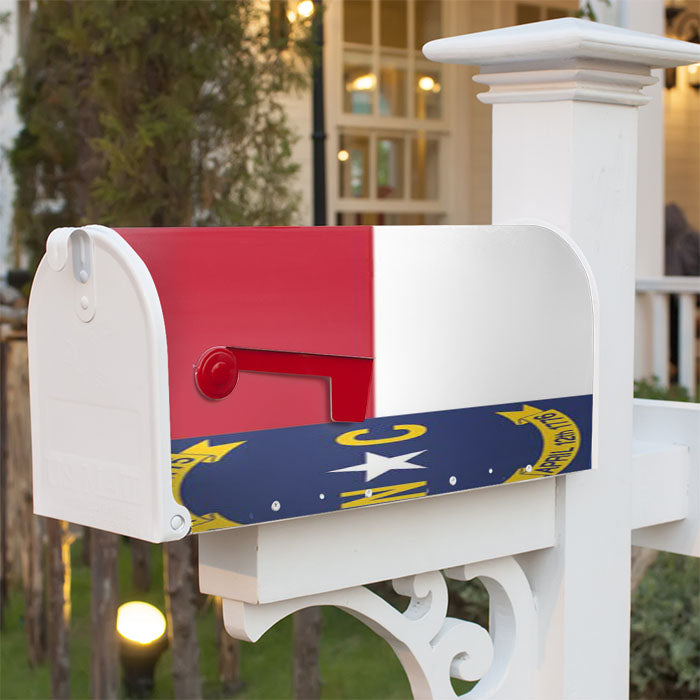 North Carolina Flag Magnetic Mailbox Cover 18" X 21" Outdoor Decor