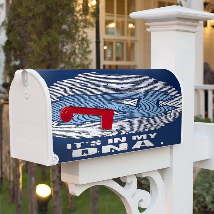 North Carolina Tar Heels It S In My Dna Magnetic Mailbox Cover 18" X 21" Outdoor Decor