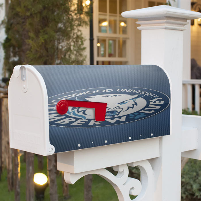 Northwood Timberwolves Logo Magnetic Mailbox Cover 18" X 21" Outdoor Decor