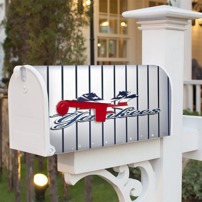 Ny New York Yankees Magnetic Mailbox Cover 18" X 21" Outdoor Decor