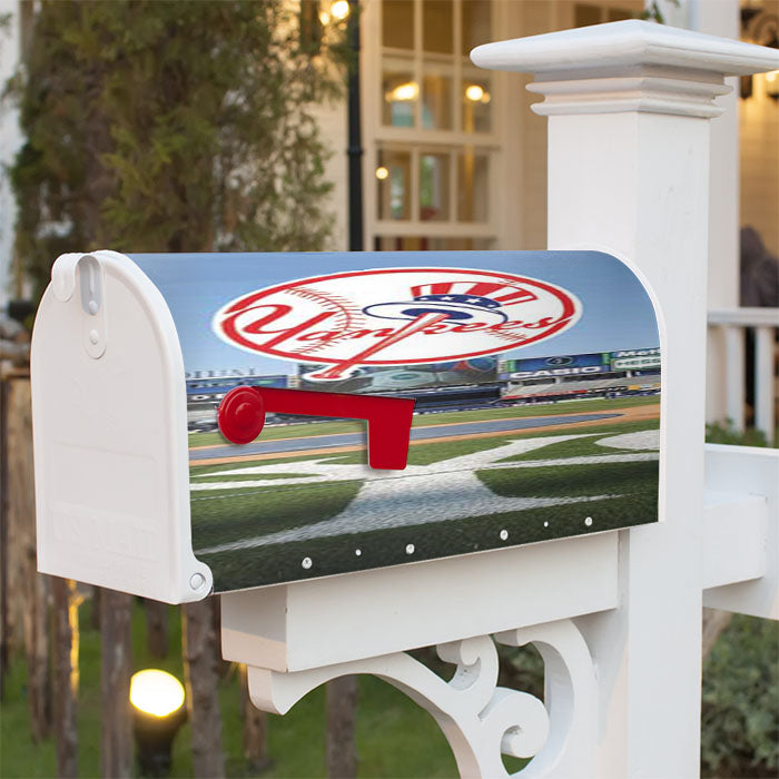Ny Yankees Stadium Magnetic Mailbox Cover 18" X 21" Outdoor Decor