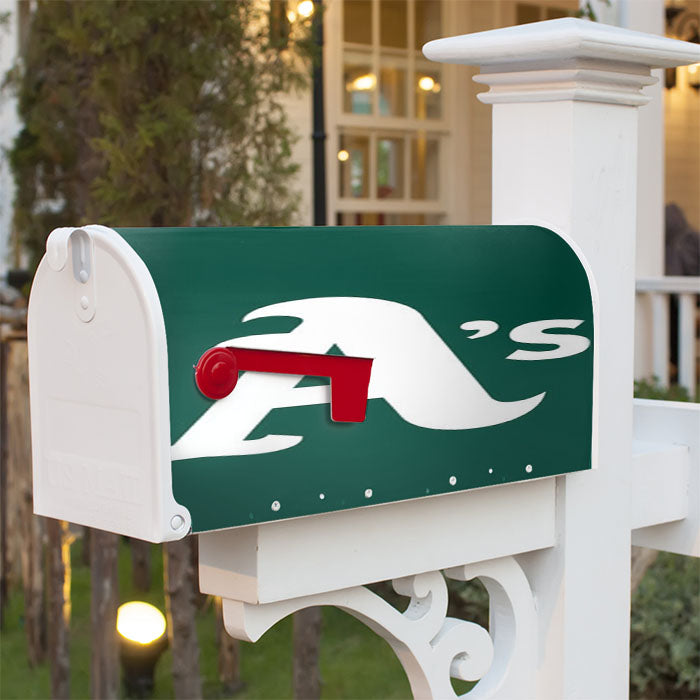 Oakland Athletics Art Magnetic Mailbox Cover 18" X 21" Outdoor Decor
