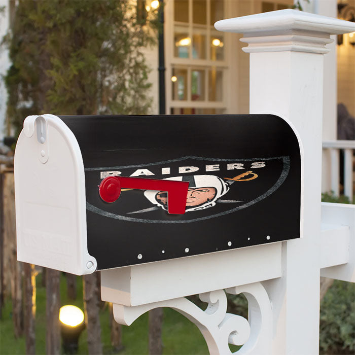 Oakland Raiders 2 Magnetic Mailbox Cover 18" X 21" Outdoor Decor