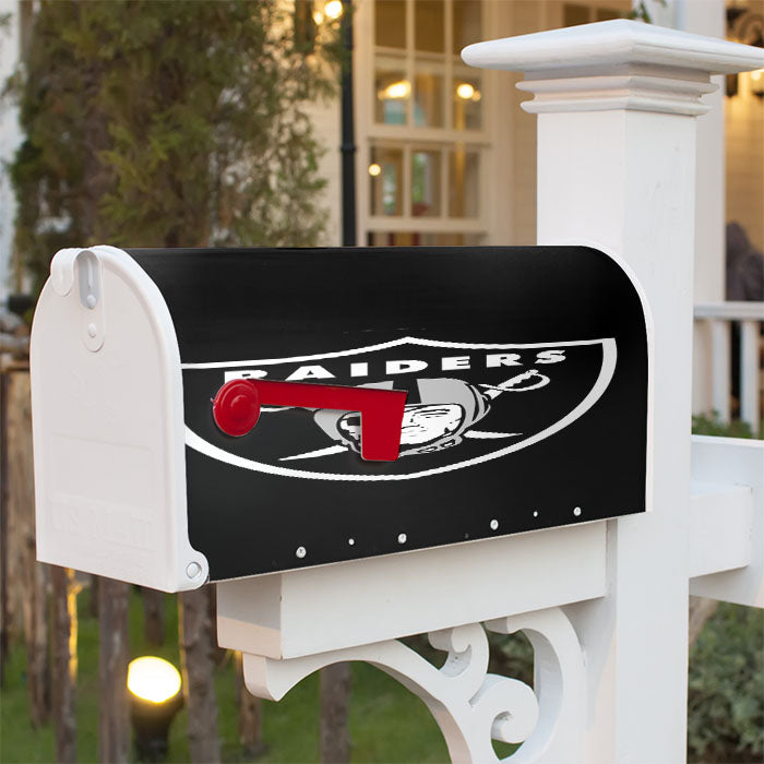 Oakland Raiders Logo Magnetic Mailbox Cover 18" X 21" Outdoor Decor