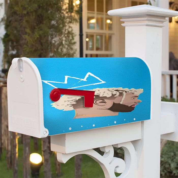 Odell Beckham Jr Crown Art Magnetic Mailbox Cover 18" X 21" Outdoor Decor