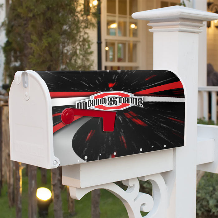 Ohio State Buckeyes Magnetic Mailbox Cover 18" X 21" Outdoor Decor