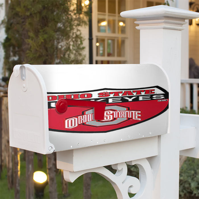 Ohio State Buckeyes Logo Magnetic Mailbox Cover 18" X 21" Outdoor Decor