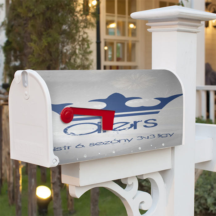 Oilers Magnetic Mailbox Cover 18" X 21" Outdoor Decor