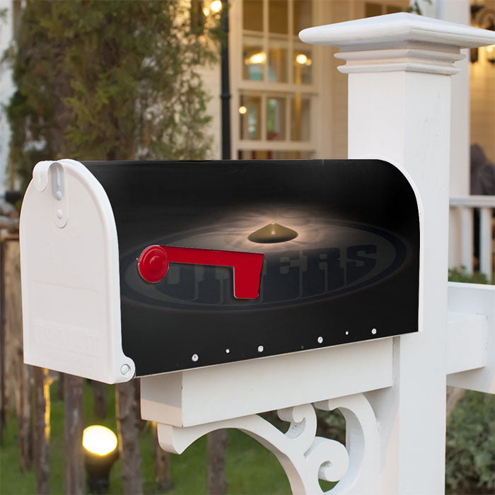 Oilers Darkness Magnetic Mailbox Cover 18" X 21" Outdoor Decor