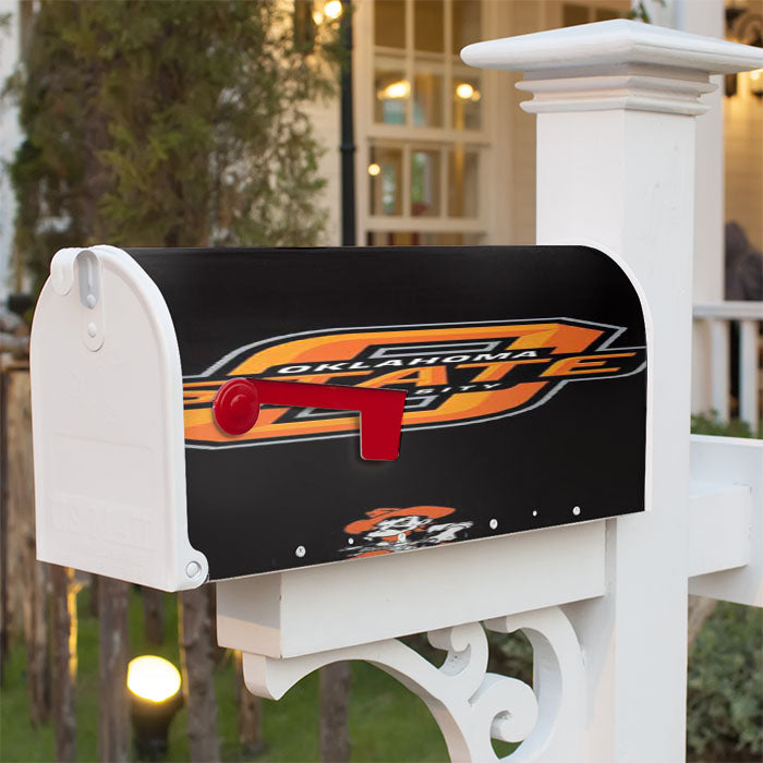 Ok State Logos Magnetic Mailbox Cover 18" X 21" Outdoor Decor