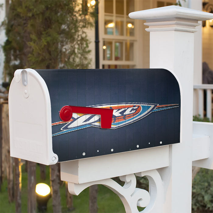 Oklahoma City Thunder Magnetic Mailbox Cover 18" X 21" Outdoor Decor