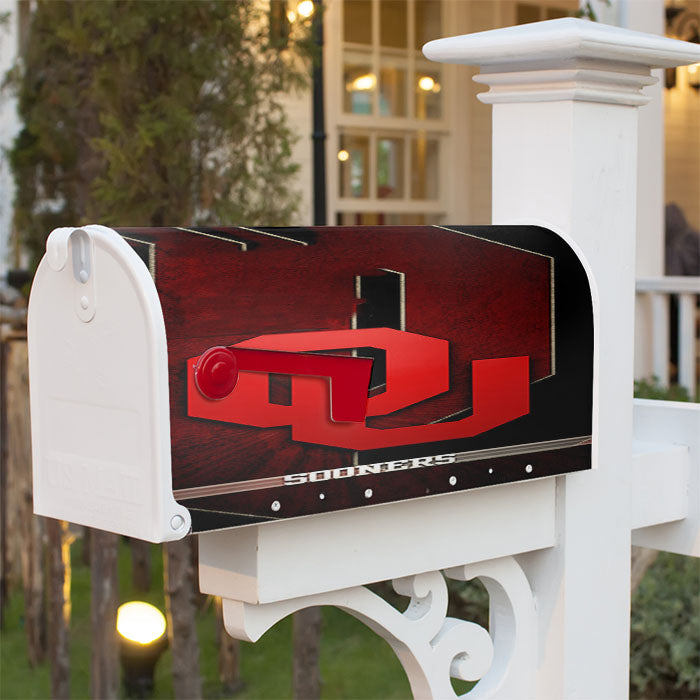 Oklahoma Sooners 4 Magnetic Mailbox Cover 18" X 21" Outdoor Decor