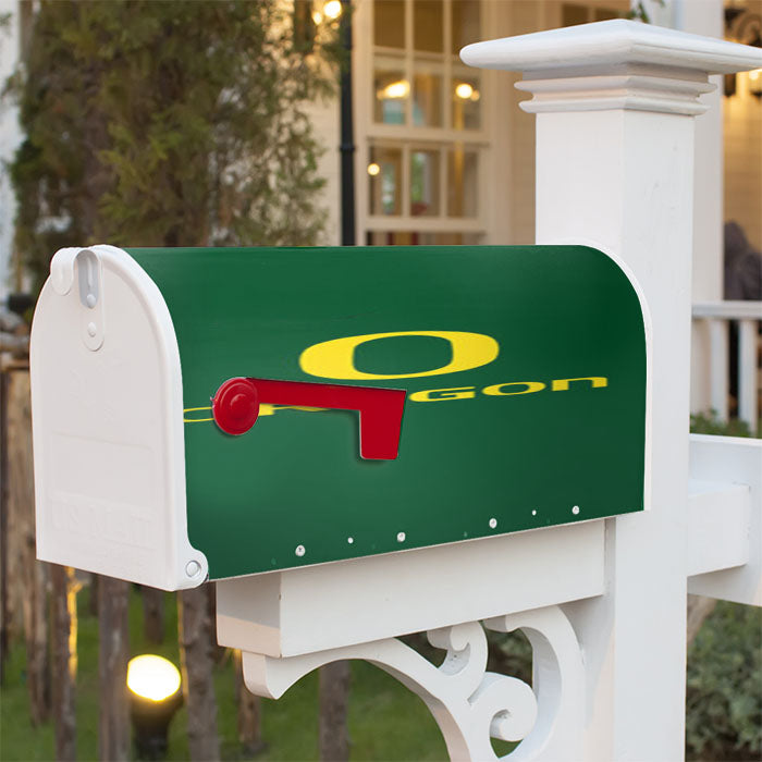 Oregon Ducks Magnetic Mailbox Cover 18" X 21" Outdoor Decor