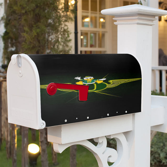 Oregon Ducks Football Wings Magnetic Mailbox Cover 18" X 21" Outdoor Decor