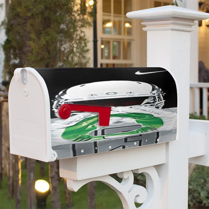 Oregon Ducks Gloves Green Magnetic Mailbox Cover 18" X 21" Outdoor Decor