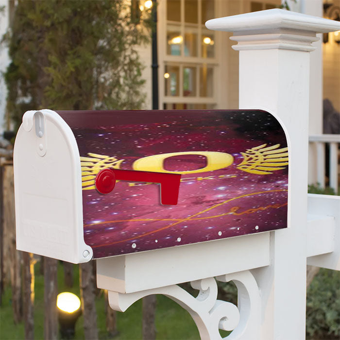 Oregon Ducks Logo Space Magnetic Mailbox Cover 18" X 21" Outdoor Decor