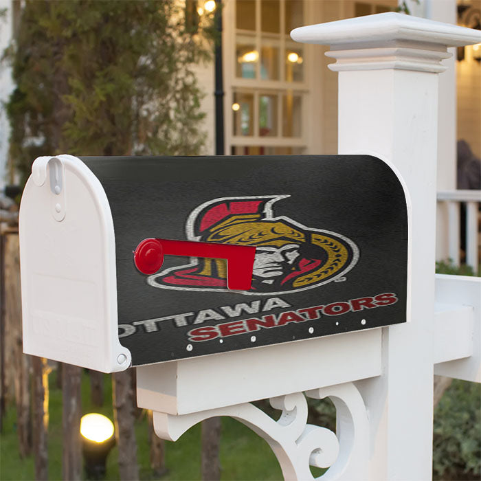 Ottawa Senators Magnetic Mailbox Cover 18" X 21" Outdoor Decor