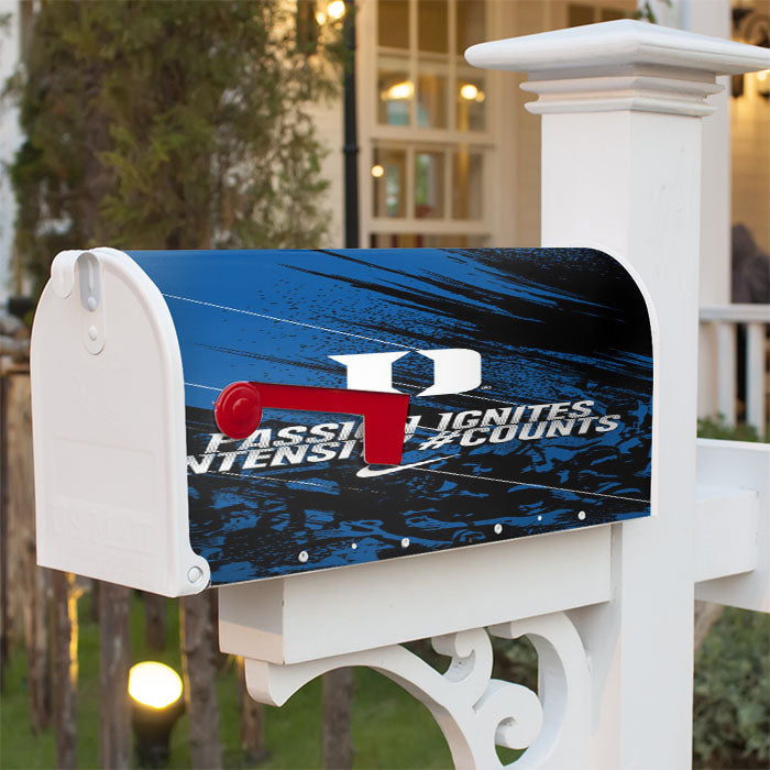 Passion Duke Blue Devils Nike Magnetic Mailbox Cover 18" X 21" Outdoor Decor