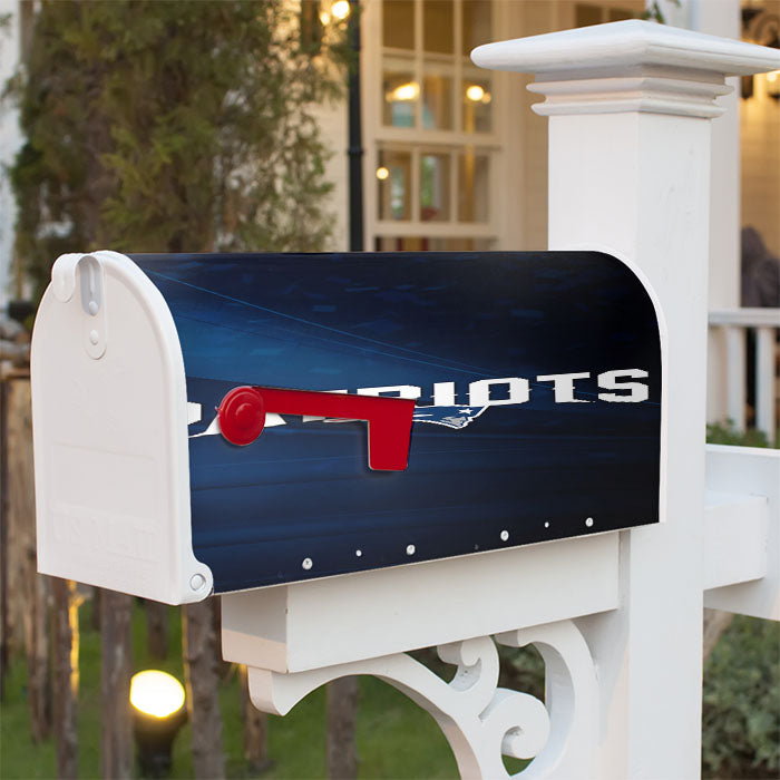 Patriots Super Bowl Wallpaper Li Wallpaper Logo Light Magnetic Mailbox Cover 18" X 21" Outdoor Decor