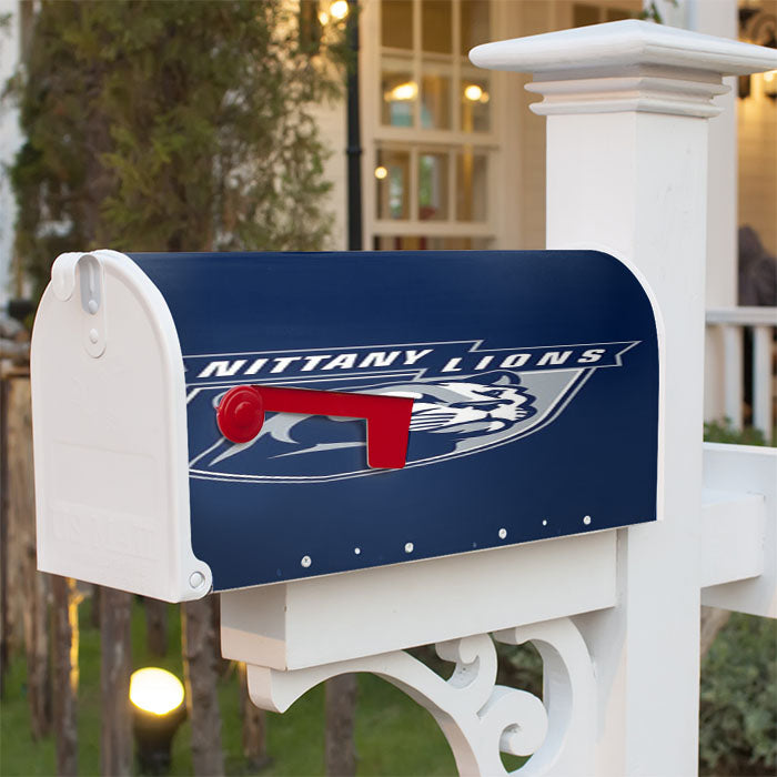 Penn State Nittany Lions Blue Magnetic Mailbox Cover 18" X 21" Outdoor Decor