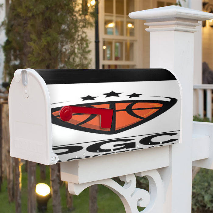 Pgc Basketball Magnetic Mailbox Cover 18" X 21" Outdoor Decor