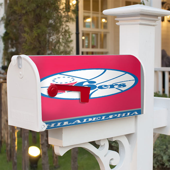 Philadelphia 76Ers Magnetic Mailbox Cover 18" X 21" Outdoor Decor