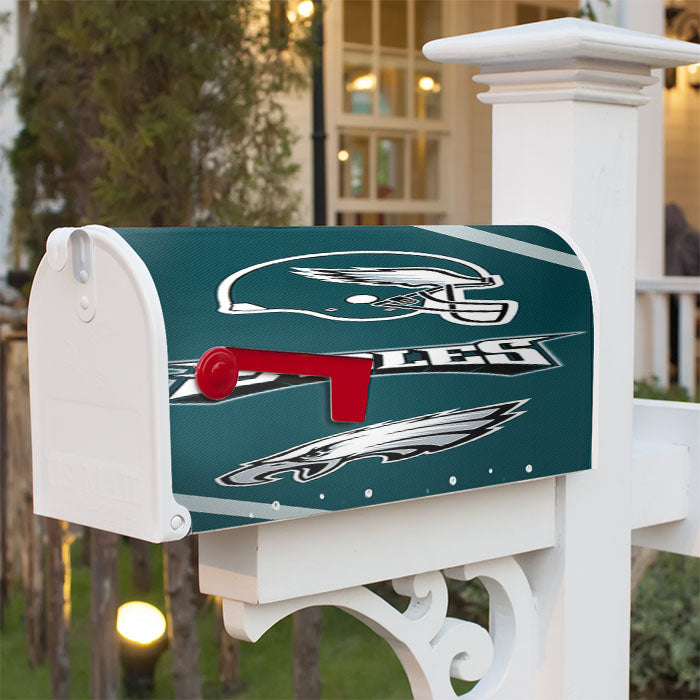Philadelphia Eagles Wallpaper Magnetic Mailbox Cover 18" X 21" Outdoor Decor