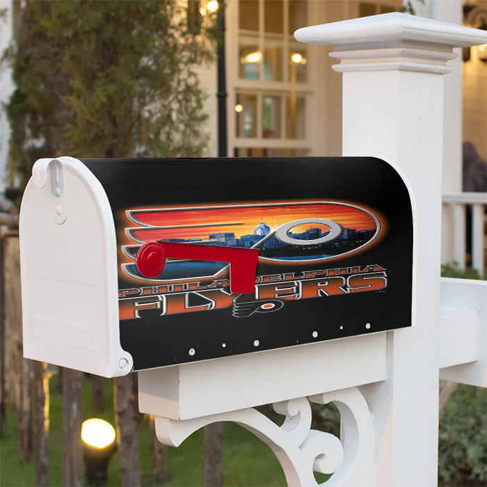 Philadelphia Flyers Logo Retro Style Art Magnetic Mailbox Cover 18" X 21" Outdoor Decor