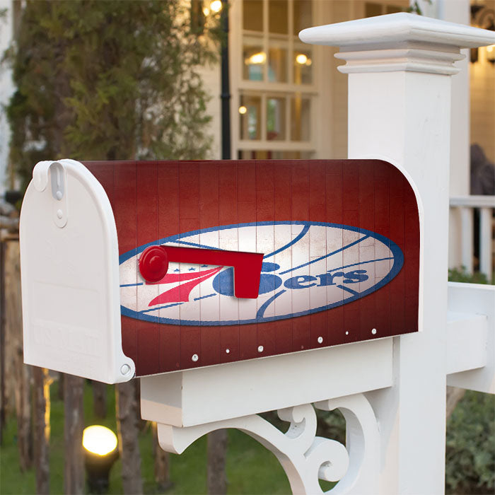 Philadelphia Hardwood Magnetic Mailbox Cover 18" X 21" Outdoor Decor