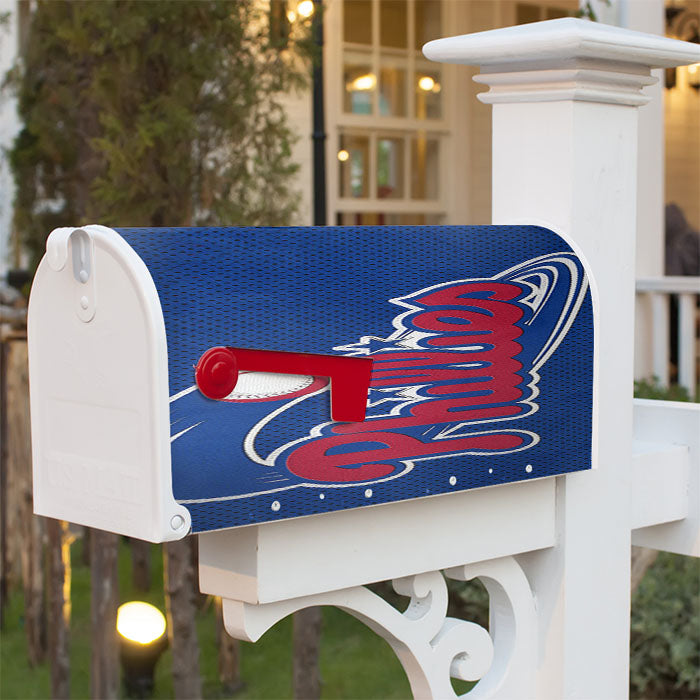 Philadelphia Phillies Icon Magnetic Mailbox Cover 18" X 21" Outdoor Decor