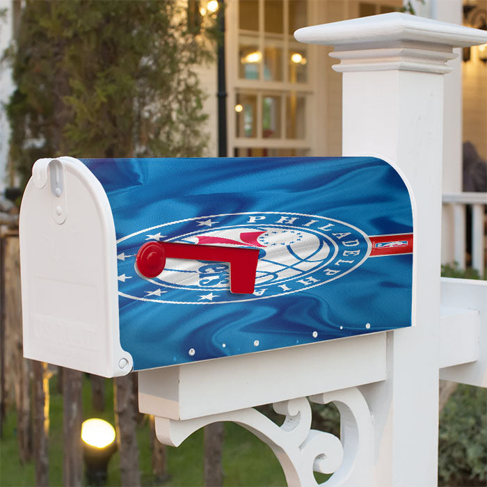 Philandelphia 76Ers Magnetic Mailbox Cover 18" X 21" Outdoor Decor