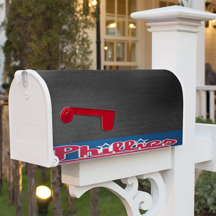 Phillies Flag Magnetic Mailbox Cover 18" X 21" Outdoor Decor