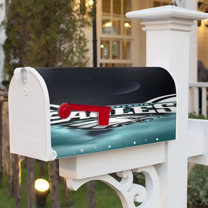 Philly Eagles Logo Clouds Magnetic Mailbox Cover 18" X 21" Outdoor Decor